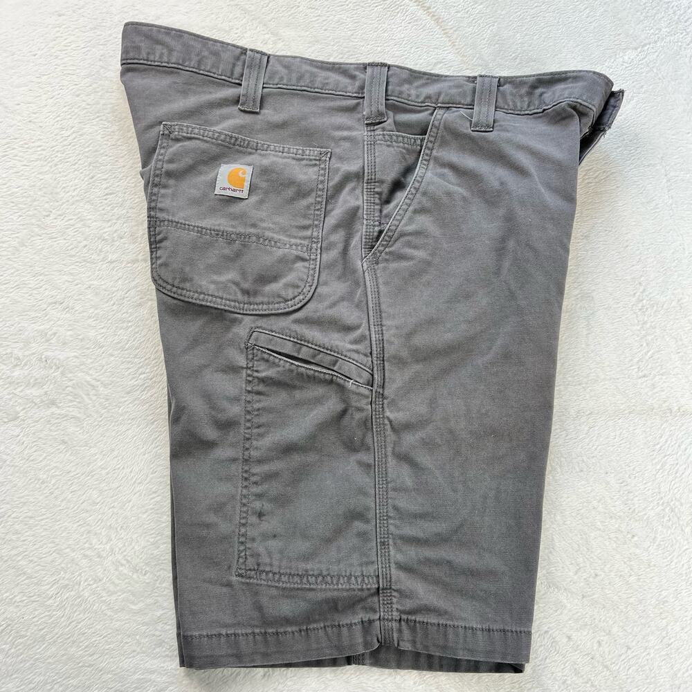 Carhartt Gray work Shorts Relaxed Fit Men's 38x10